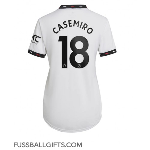 Manchester United Casemiro #18 Fußballbekleidung Auswärtstrikot Damen 2022-23 Kurzarm